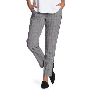 🌚 Kenneth Cole Plaid Pants with Black Piping